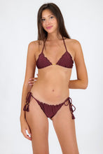 Load image into Gallery viewer, Model Front: Rio De Sol Ensemble Set Barolo Frufru-Fio