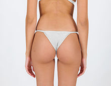 Load image into Gallery viewer, Model Back: Rio De Sol Bas Bottom Shimmer-White California