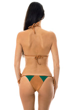 Load image into Gallery viewer, Model Back: Rio De Sol Bas Calcinha Copper Green