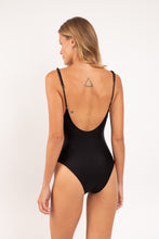 Load image into Gallery viewer, Model Back: Rio De Sol Une Pièce Shimmer-Black Hype-Noa