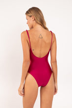 Load image into Gallery viewer, Model Back: Rio De Sol Une Pièce Shimmer-Desejo Hype-Noa
