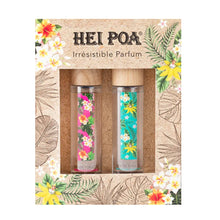 Load image into Gallery viewer, Product Front: Hei Poa Coffrets Cadeaux Et Kits Hei Poa Aquatic & Idyllic Edt Duo Box