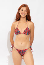 Load image into Gallery viewer, Model Front: Rio De Sol Haut Top Coral-Feline Frufru