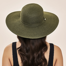 Load image into Gallery viewer, Model Back: Uv Line Chapeau Souple/Capeline Hat Jurere Imp Fem Green Militar Upf50+