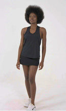 Load image into Gallery viewer, Product Front: Uv Line Fitness Haut Regata Sport Color Fem Preto Upf50+