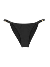 Load image into Gallery viewer, Product Front: Rio De Sol Bas Bottom Shimmer-Black Cheeky-Noa