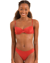 Load image into Gallery viewer, Gallery: Rio De Sol Ensemble Set Malibu-Chili Balconet Ciao