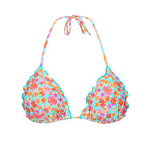 Load image into Gallery viewer, Product Front: Rio De Sol Haut Top Ditsy-Sky Frufru