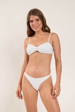 Load image into Gallery viewer, Model Front: Rio De Sol Bas Bottom Memphis-White Mia