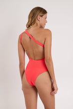 Load image into Gallery viewer, Model Back: Rio De Sol Une Pièce Malibu-Folia Sienna