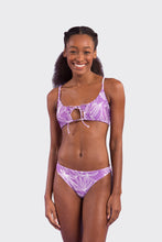 Load image into Gallery viewer, Model Front: Rio De Sol Ensemble Set Trail-Purple Tank-Tie Essential-Comfy