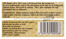 Load image into Gallery viewer, Product Back: Tiki Bar Soaps Tiki Savon Tamanu 130 Gr