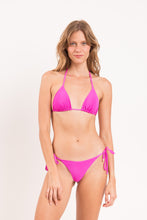 Load image into Gallery viewer, Model Front: Rio De Sol Bas Bottom Malibu-Rosa Cheeky-Tie