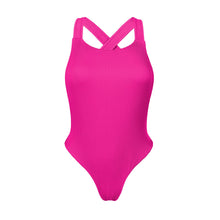 Load image into Gallery viewer, Product Front: Rio De Sol Une Pièce Cotele-Amaranto Olivia