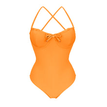 Load image into Gallery viewer, Product Front: Rio De Sol Une Pièce Dots-Mango Julia