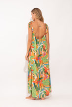 Load image into Gallery viewer, Model Back: Rio De Sol Vêtement De Plage Tropical Long Dress Chiara