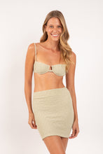 Load image into Gallery viewer, Model Front: Rio De Sol Jupe De Page Brisa-Pistache Rubi Skirt