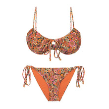 Load image into Gallery viewer, Product Front: Rio De Sol Ensemble Set Bouquet Balconet-Tie Ibiza-Comfy
