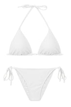 Load image into Gallery viewer, Product Front: Rio De Sol Ensemble Set Bora-White Tri-Inv Lacinho
