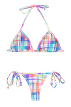 Load image into Gallery viewer, Product Front: Rio De Sol Ensemble Plaid Micro