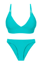 Load image into Gallery viewer, Product Front: Rio De Sol Ensemble Set Cotele-Jade Tri-Tank Essential-Comfy
