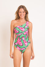 Load image into Gallery viewer, Model Front: Rio De Sol Une Pièce Parrots Maeve