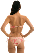 Load image into Gallery viewer, Model Back: Rio De Sol Bas Bottom Banana Rose Bandeau