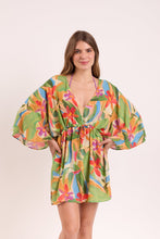 Load image into Gallery viewer, Gallery: Rio De Sol Robe De Plage Tropical Kaftan Bel