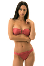 Load image into Gallery viewer, Model Front: Rio De Sol Bas Bottom Kiwanda Madras Band Comfort
