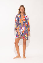 Load image into Gallery viewer, Image 04: Rio De Sol Robe De Plage Garden-Flower Kimono
