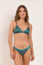 Load image into Gallery viewer, Model Front: Rio De Sol Haut Top Brisa Tri-Fixo