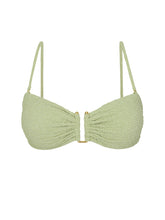 Load image into Gallery viewer, Product Front: Rio De Sol Haut Top Brisa-Pistache Sara