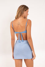 Load image into Gallery viewer, Model Back: Rio De Sol Jupe De Page Drift-Cianita Lila Skirt