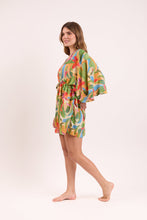 Load image into Gallery viewer, Image 04: Rio De Sol Robe De Plage Tropical Kaftan Bel