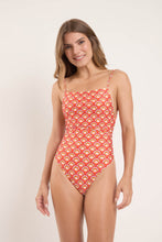 Load image into Gallery viewer, Model Front: Rio De Sol Une Pièce Floral-Scales Adele