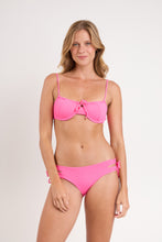 Load image into Gallery viewer, Model Front: Rio De Sol Haut Top Mtx-Ultrapink Balconet-Tie