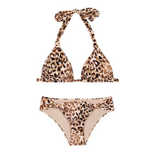 Load image into Gallery viewer, Product Front: Rio De Sol Ensemble Set Leopard Mel