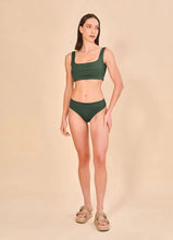 Load image into Gallery viewer, Model Front: Uv Line Ensemble Set Fit Color Green Cactus Upf50+