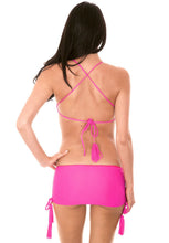 Load image into Gallery viewer, Image 04: Rio De Sol Haut Soutien Ambra Jupe Rosa Choque