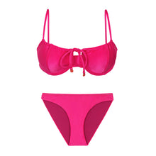 Load image into Gallery viewer, Product Front: Rio De Sol Ensemble Set Shimmer-Olinda Balconet-Tie Essential-Comfy