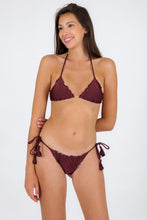 Load image into Gallery viewer, Model Front: Rio De Sol Ensemble Set Barolo Frufru