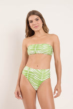 Load image into Gallery viewer, Model Front: Rio De Sol Bas Bottom Palms Hotpants