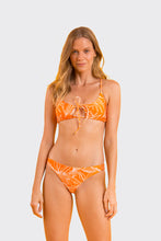Load image into Gallery viewer, Model Front: Rio De Sol Ensemble Set Trail-Orange Tank-Tie Essential-Comfy