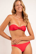 Load image into Gallery viewer, Image 06: Rio De Sol Haut Top Microfibra-Chic-Red Bandeau-Joy