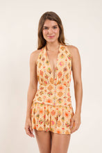 Load image into Gallery viewer, Image 05: Rio De Sol Mini Dress Mosaico Low Cut Dress