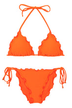 Load image into Gallery viewer, Product Front: Rio De Sol Ensemble Set Dots-Orange Frufru-Comfy