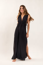 Load image into Gallery viewer, Image 02: Rio De Sol Vêtement De Plage Black Long Dress Soleil