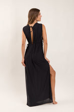 Load image into Gallery viewer, Image 05: Rio De Sol Vêtement De Plage Black Long Dress Soleil