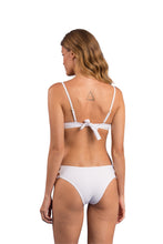 Load image into Gallery viewer, Model Back: Rio De Sol Haut Top Bora-White Bra-Trio