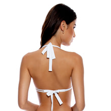 Load image into Gallery viewer, Image 05: Luli Fama Haut Top Halter Full White